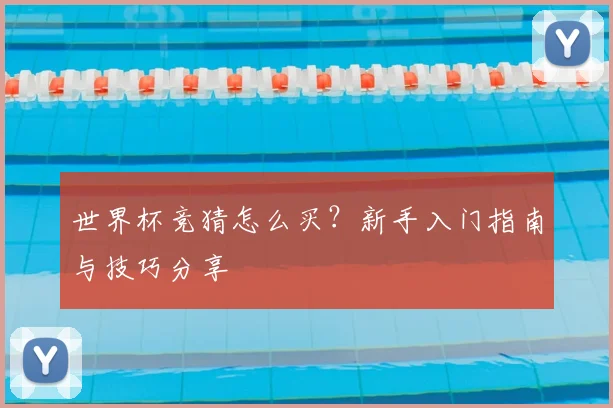世界杯竞猜怎么买？新手入门指南与技巧分享